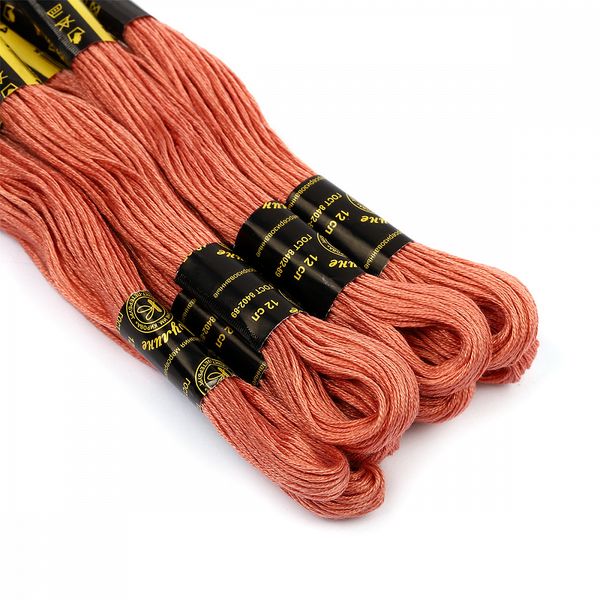 Мулине ПНК им.Кирова цв.9204 гр.персиковый, 24 мотка по 8 метров