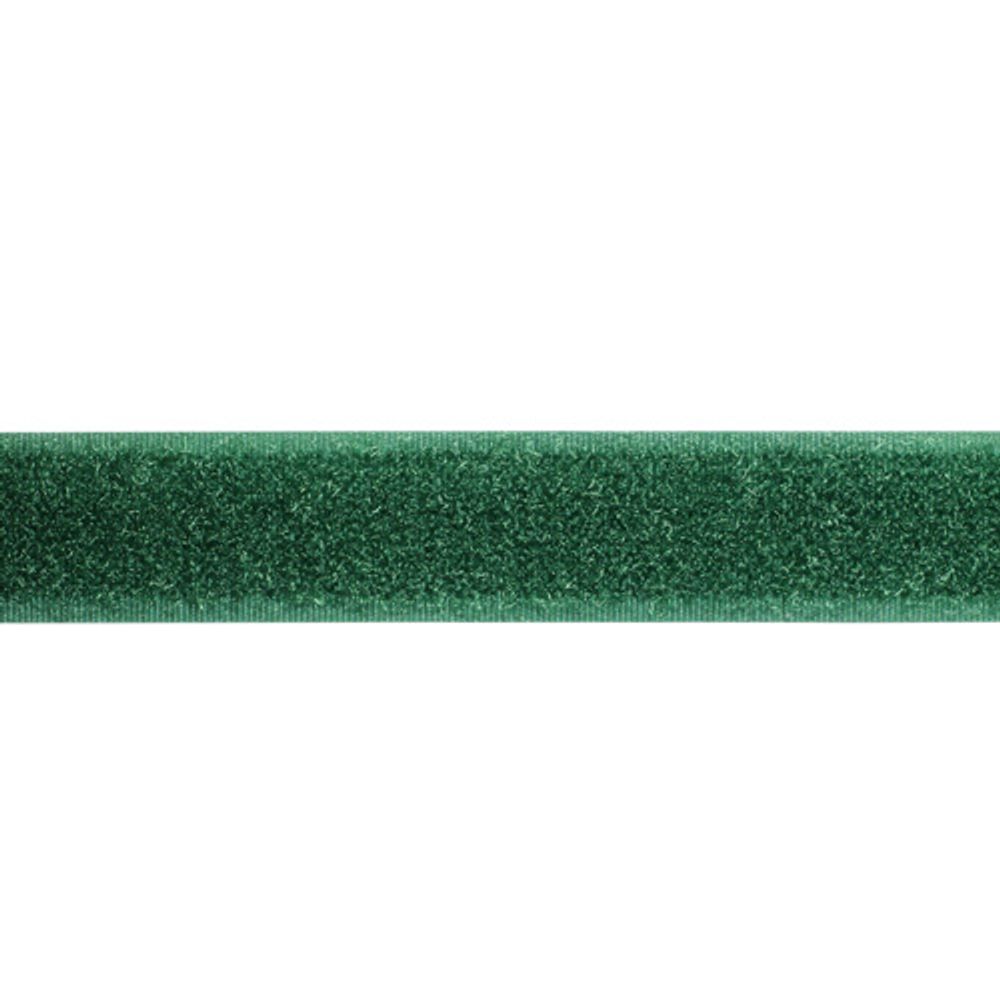 Лента контактная липучка (велкро) пришивная 20 мм / 25 метров, 14 зеленый, /петля/, кач.&quot;A&quot;