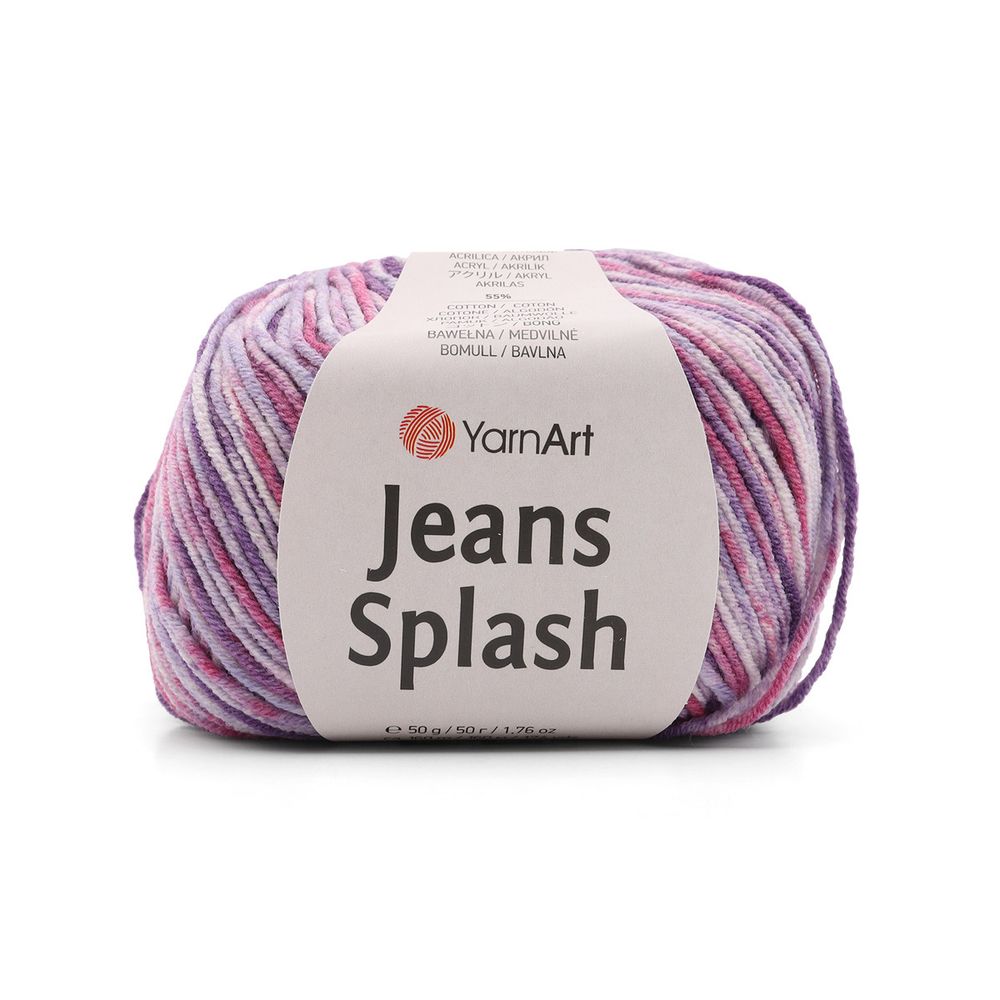 Пряжа YarnArt (ЯрнАрт) Jeans Splash / уп.10 мот. по 50 г, 160м, 949 принт