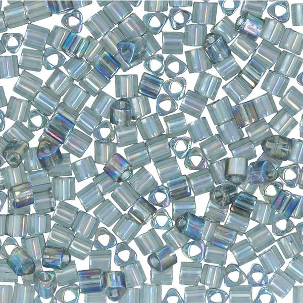 Бисер Toho 11/0 Triangle 2 (2.2 мм), 25 г (5х5 г), 0176B серый/Перламутр