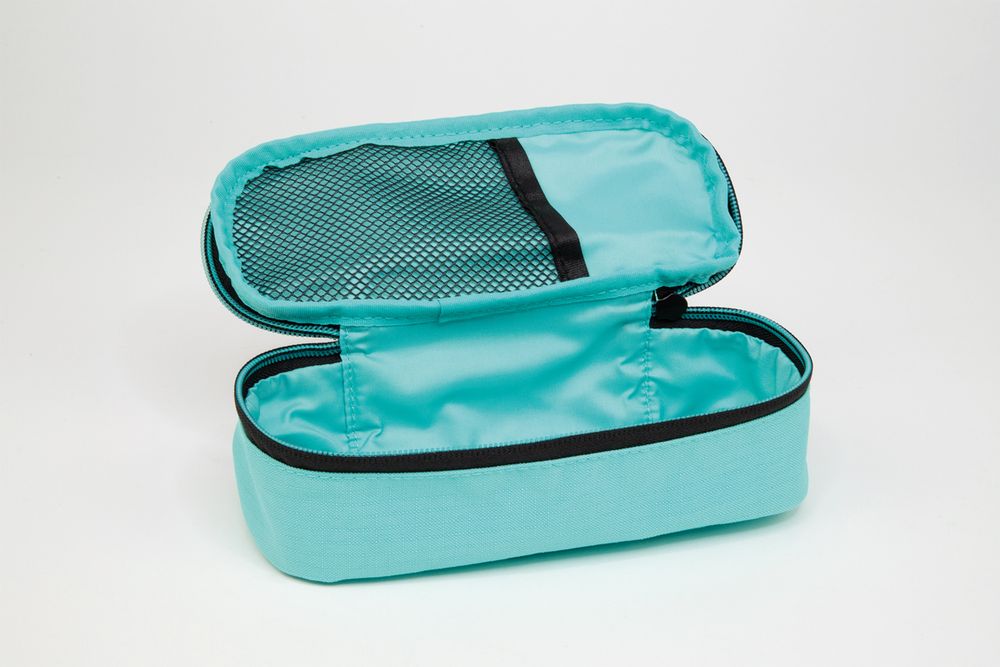 Пенал канцелярский 22.5х11.5х11 см, зеленый 081130SN1GR, Milan 081130SN1GR