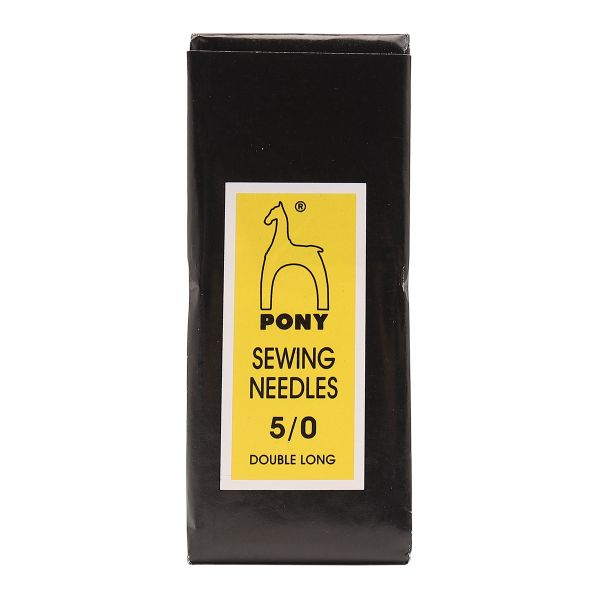 Иглы ручные длинные для штопки Long Darners №5/0, 25 шт, PONY, 08114