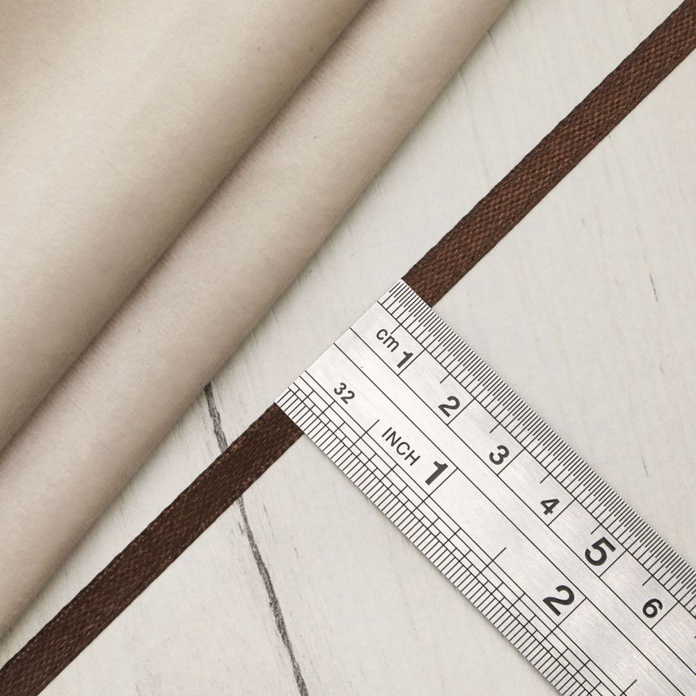 Лента атласная 1-сторонняя 6.0 мм / 22.86±1 метров, 078 т.коричневый, Globus