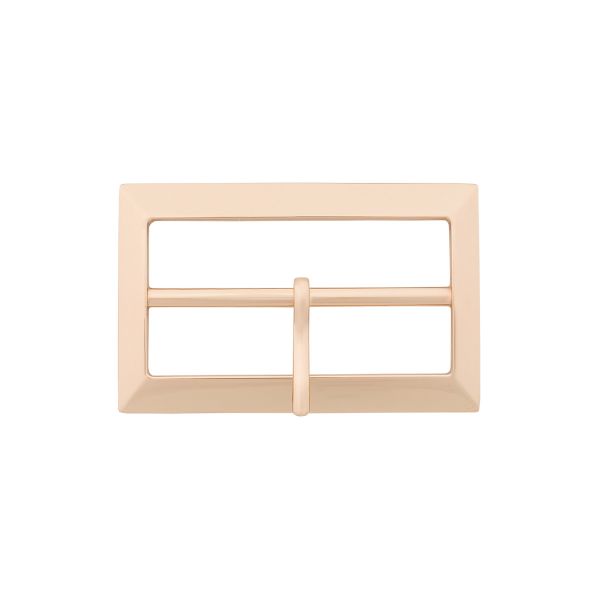 Пряжка ременная металл 50 мм, прямоугольная, золото, MB-155