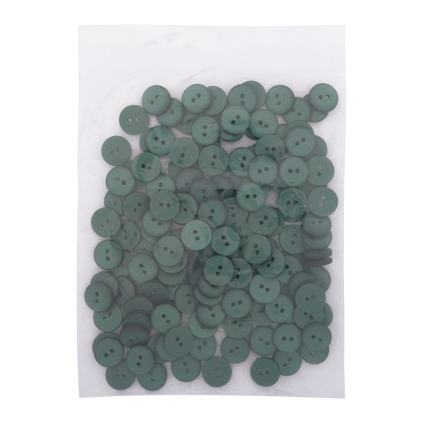 Пуговицы на 2 прокола 18L (11мм), пластик (col.47 хаки), CR-K18M, 144 шт