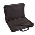 Папка на молнии А2 77х58х6 см, 100% нейлон, широкая/ черный SHH-02, Vista-Artista