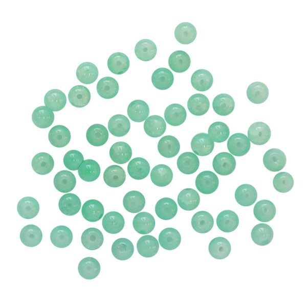 Бусины стекло ⌀6 мм, кракле нефритовое, 59 шт, Astra&Craft, 2