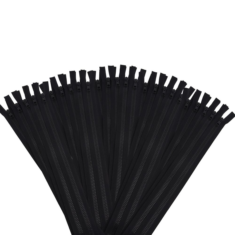 Молния трактор Arta Т6 (6 мм) 2 зам., разъем., 100 см, ОПТ. УП. 25 ШТ., 077 черный