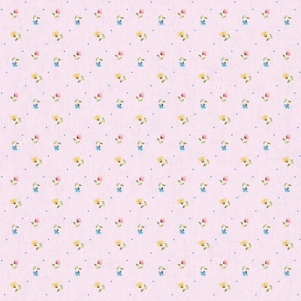 Ткань для пэчворка Peppy Нежная история, отрез 50х55 см, 146 г/м², НИ-23 розовый, Peppy