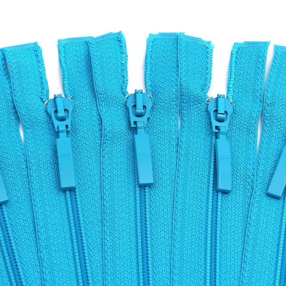 Молния спираль (витая) Arta Т5 (5 мм) 1 зам., разъем., 50 см, цв. 549 бирюза, уп.5 шт