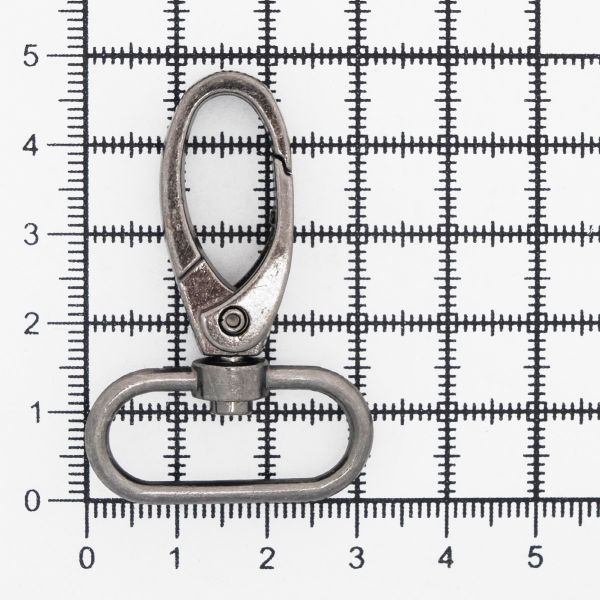 Карабин металл 25.0 мм (48х32 мм), 2 шт, чер.никель, 0325-0037 Hobby&Pro