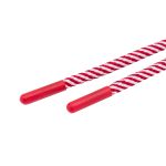 Шнурок круглый двухцветный ⌀5.0 мм / 135см, 1 шт, 06 красный/белый, 3AR2803