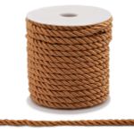 Шнур витой ⌀5.0 мм / 18.29 метров, цв.84 т.бежевый