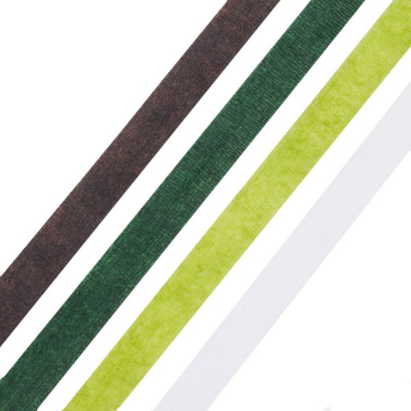 Тейп-лента флористическая 12 мм / 27 метров, набор 4 шт, QYF-002