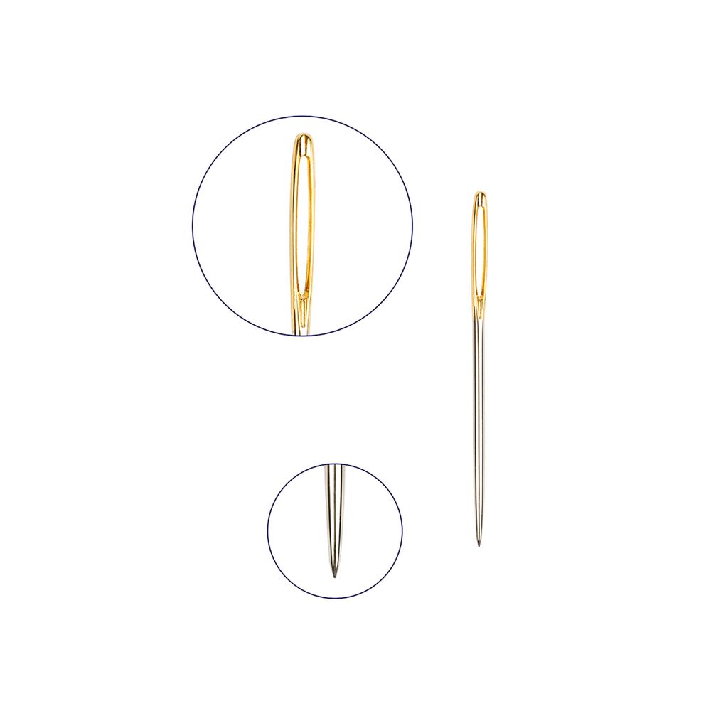 Иглы ручные синельные №20-24, 6 шт, 6 шт, Gamma N-382