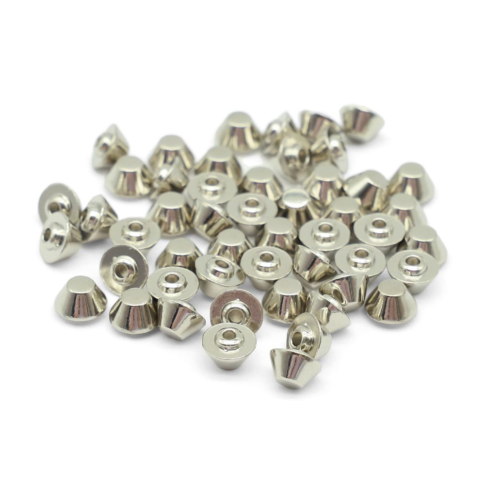 Хольнитены джинсовые ⌀9 мм, |БЕЗ ГВОЗДЯ|, BIG, никель мет. конус, 50 шт