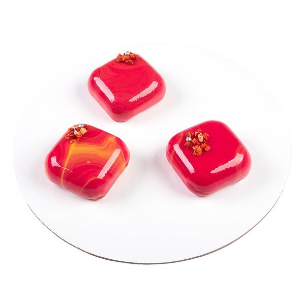 Форма силиконовая для пирожных 30х17.4х3 см, кубики -8 ячеек, S-Chief SPC-0303