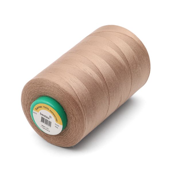 Нитки универсальные Bestex 40/2, 4570 м (5000 ярд) / 1 кат., 261 пыльно-персиковый