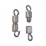 Замок винтовой для бус арт.MH.11191-3 цв.черный никель 8х3мм уп.50 шт