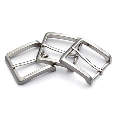 Пряжка ременная металл 40 мм, T.Silver, 3 шт