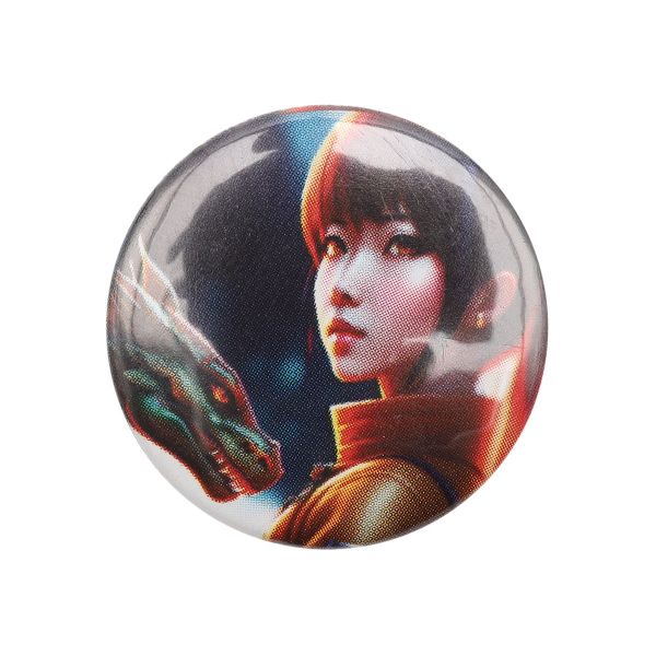 Игольница магнитная Дракон и принцесса 25х3мм Hobby&Pro, ИГ-2315