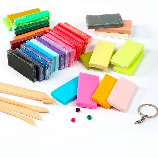 Набор полимерной глины для лепки For Hobby 36 цветов по 20 г с аксессуарами