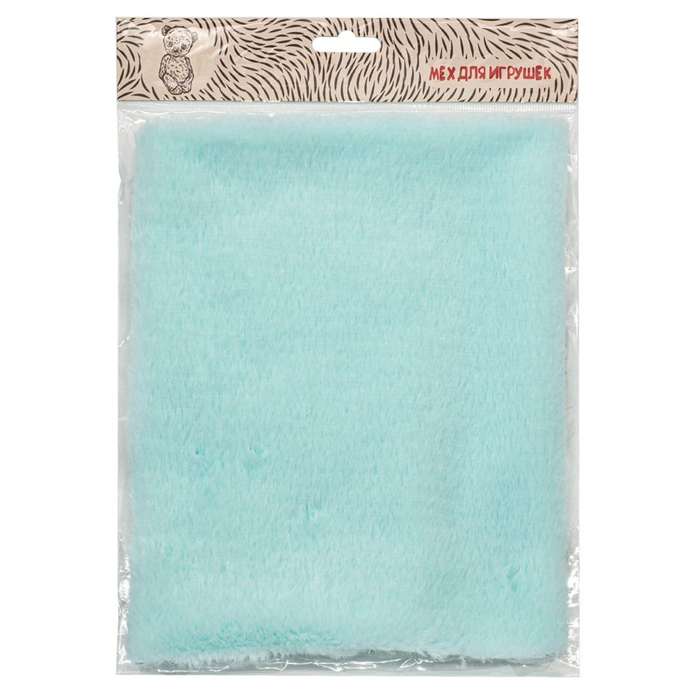 Мех "Кролик" ворс 8мм, 48 смх50 см, мятный