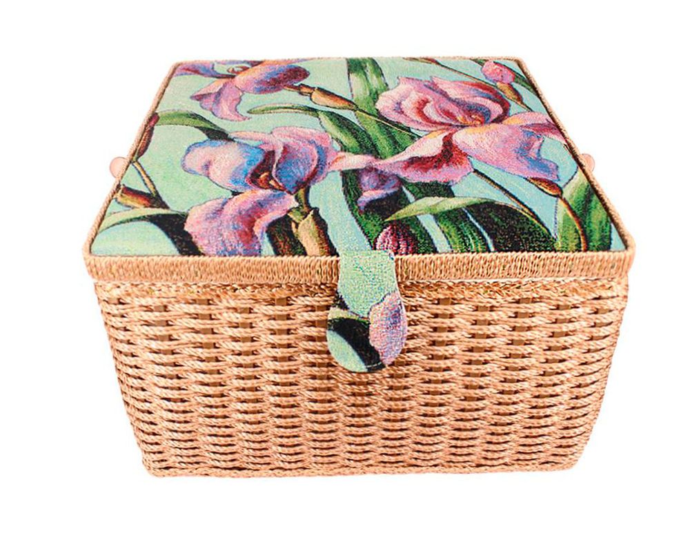 Шкатулка для швейных принадлежностей, Ирисы, Gamma SBJ-002