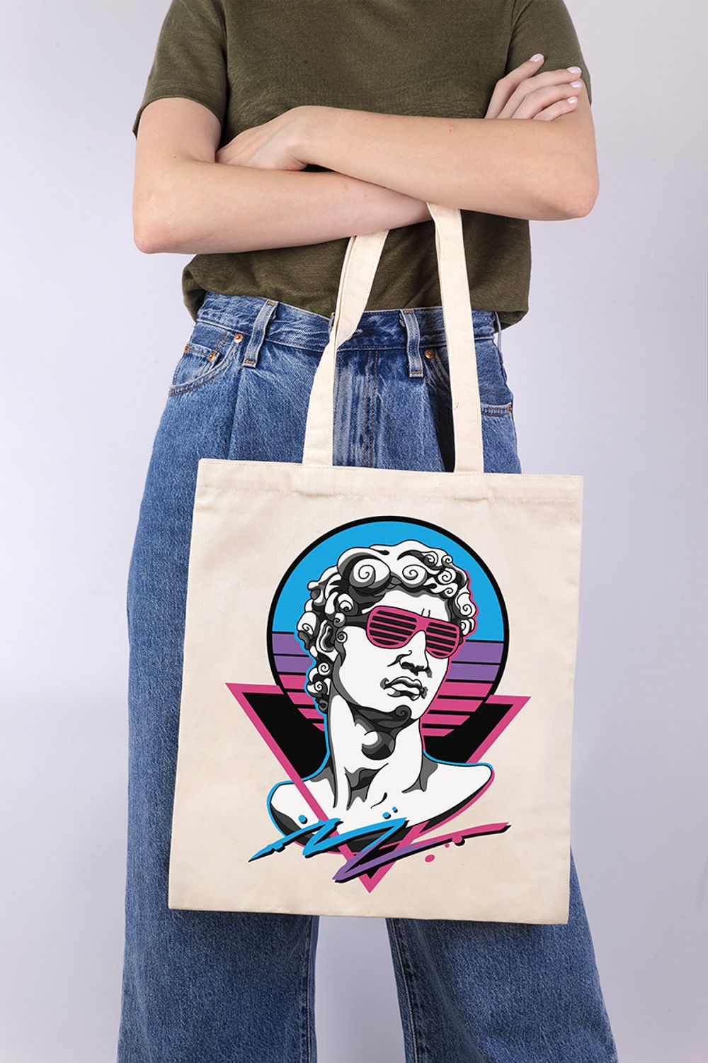 Раскраска на сумке Давид в неоне, Фрея RWCB-017