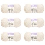 Пряжа Люблю вязать Фитнес 200 / уп.6 мот. по 50 г, 200 м, 901 светло-серый