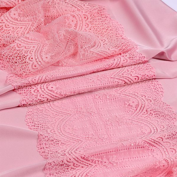 Кружево бельевое эластичное 230 мм / 10 м, 8037, цв.F133 розовый, Kruzhevo