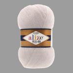 Пряжа Alize (Ализе) Angora Real 40 / уп.5 мот. по 100 г, 430м, 599 слоновая кость A