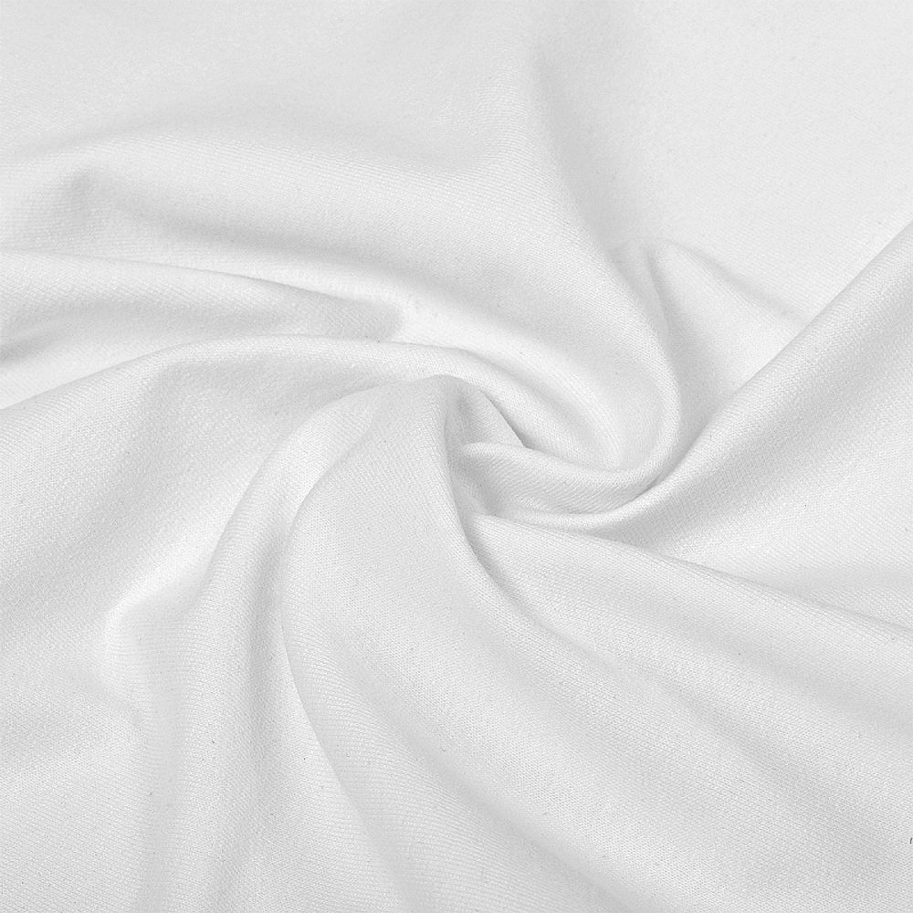 Футер 2-нитка петля 240 г/м², 180 см / 6 метров, ФУТ2Х.ПЕТЛ.240.БЕЛ.6, белый