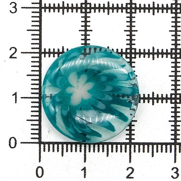 Пуговицы на ножке 34L (C332 зеленая бирюза), 72 шт