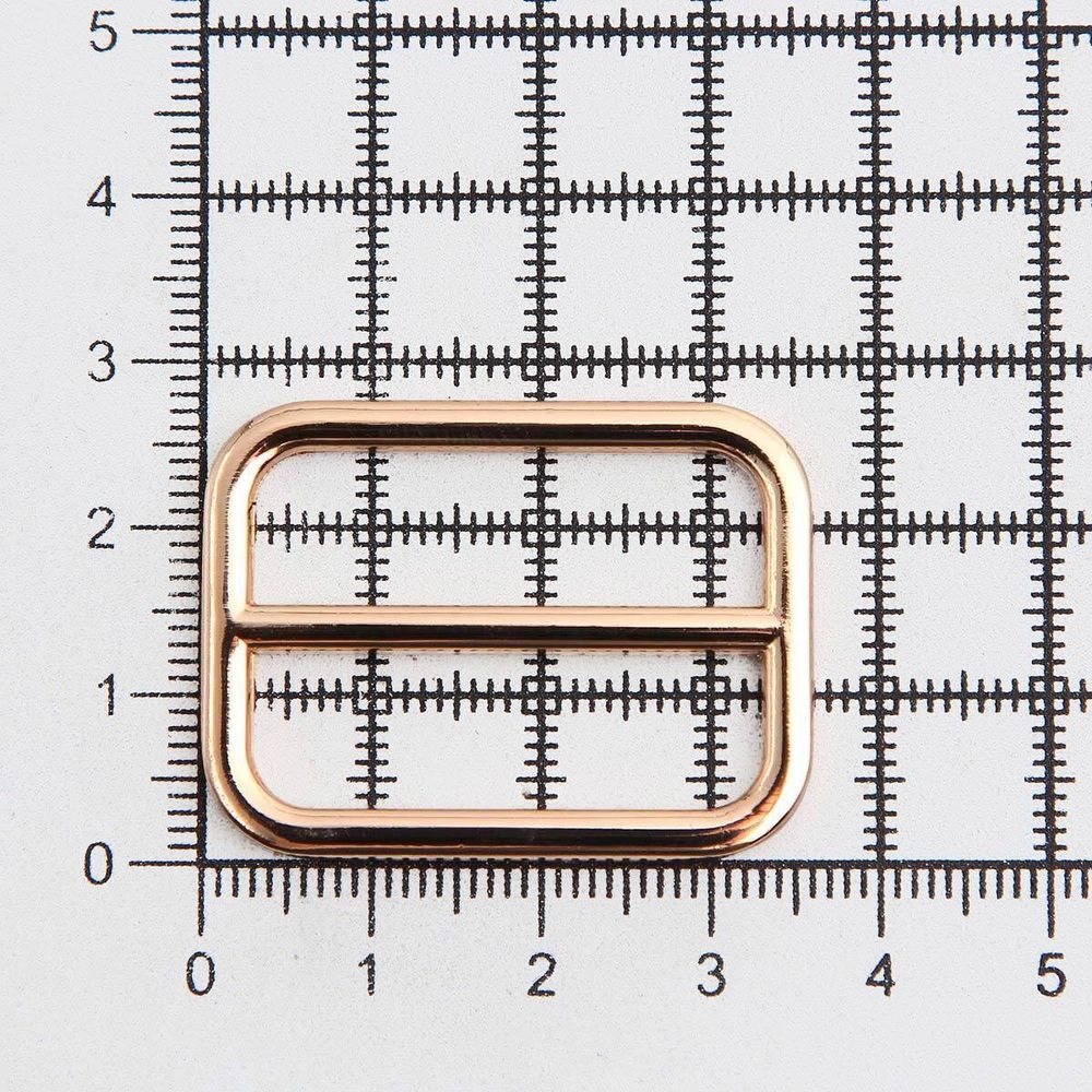 Рамка регулировочная металл литая 30 мм /36х27 мм, ⌀3 мм/, золото цв.02, 4 шт