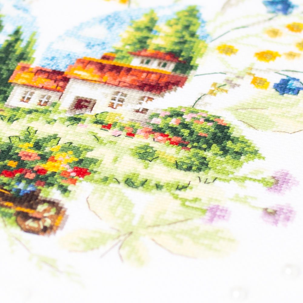 Набор для вышивания нитками Чудесная игла, Летние зарисовки 21х26см