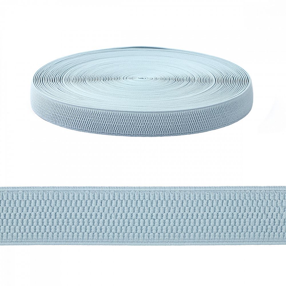 Резинка для подтяжек (помочная) 25.0 мм / 25 метров, Ультра S901 голубой
