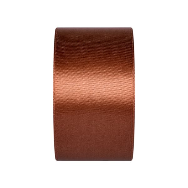 Лента атласная 1-сторонняя 50.0 мм / 33±2 метра, 037 св.коричневый, Gamma