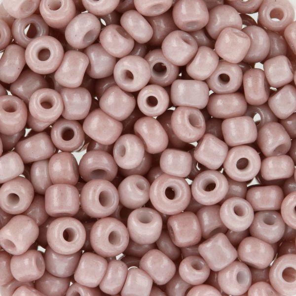 Бисер Zlatka 8/0 (2.9 мм), 100 г (10х10 г), №0974 бежево-розовый, GR