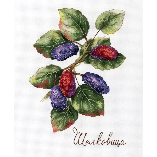 Набор для вышивания МП Студия Дары природы. Шелковица 13х18см, НВ-770