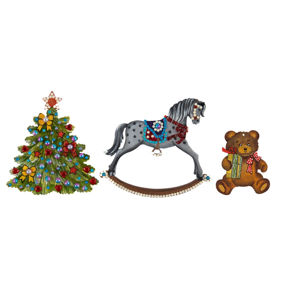 Заготовка из фанеры Набор подвесок Зимний 0.3 см, Mr.Carving, ВД-1267