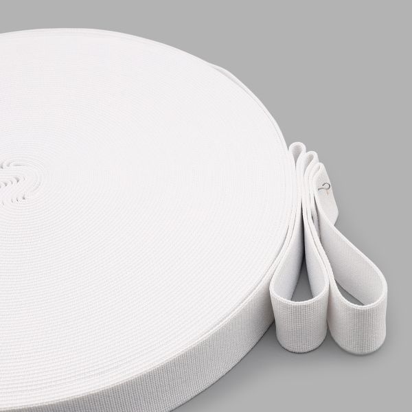 Резинка башмачная 25.0 мм / 25 метров, 5025Б белый