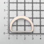 Полукольцо литое металл внутр. 25 мм (внешн. 31х23 мм), плоское, 10 шт, никель ГР, 6880