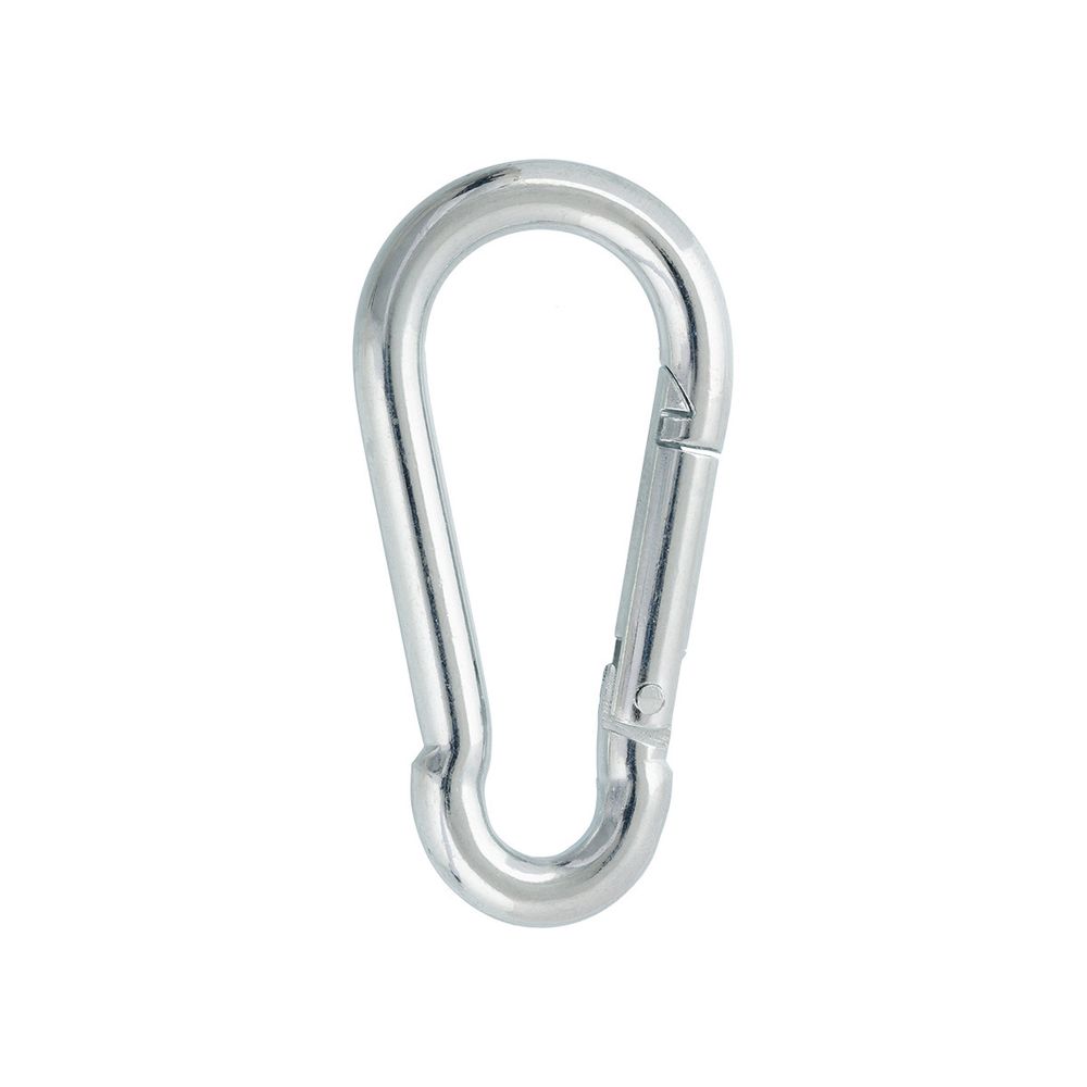 Карабин металл 18.0 мм (58х29 мм), 10 шт, 04 никель, Gamma GH 119/25/10