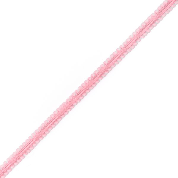 Шнур отделочный сороконожка ⌀5.0 мм / 30 метров, розовый, С873