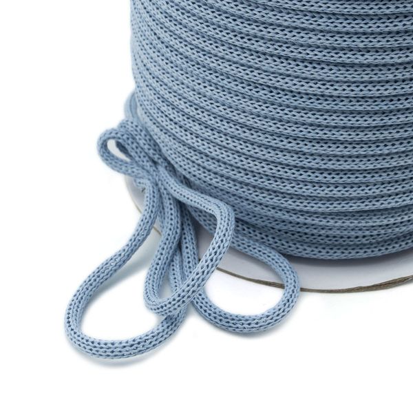 Шнур бумажный для крафт-пакетов ⌀5.0 мм, 100 м, YH4 джинсовый