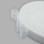 Стропа (ременная лента) 25 мм / 25 метров, толщ. 1.0 мм, [15.1 г/пог.м], 100% п/п, 1 белый