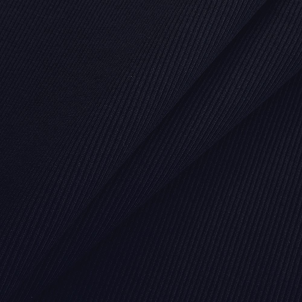 Кашкорсе трикотажное полотно 400 г/м², 60+60 см, тем.синий, 60м /TOS/