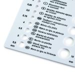 Приспособление для измерения диаметра спиц, Prym