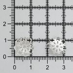 Шапочка для бусин 4AR205, 12мм 30 шт/упак, Astra&Craft (Серебро)